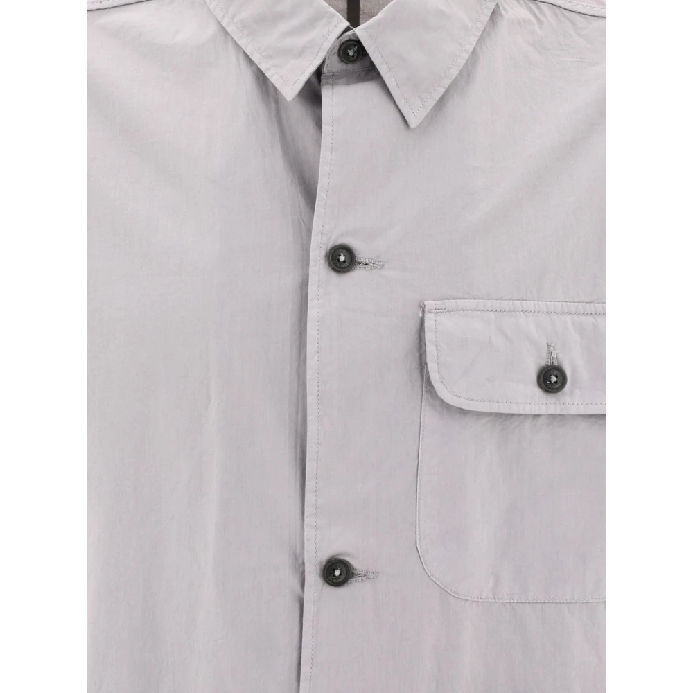 C.P. Company Zak Shirt 100% Katoen Gray Heren