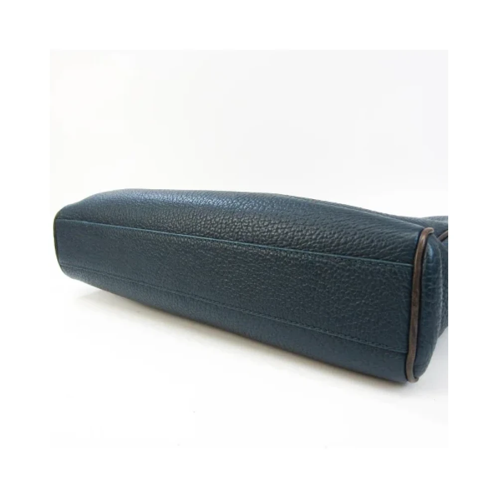 Dolce & Gabbana Pre-owned Leather handbags Blue Heren