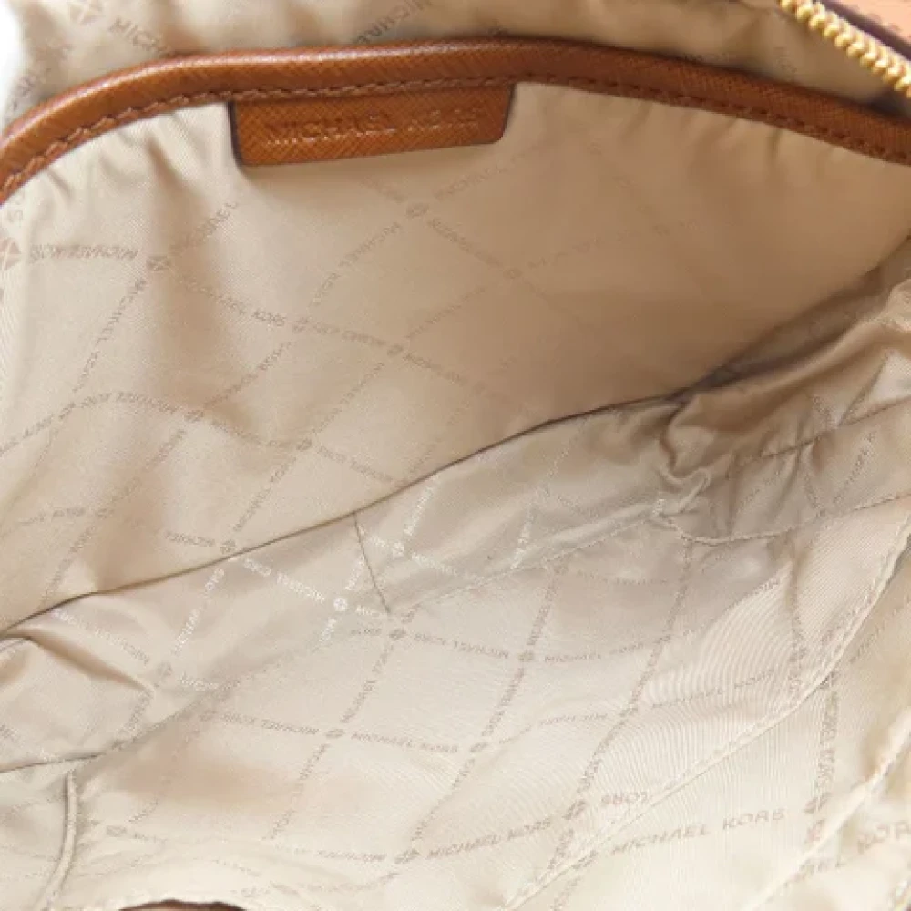 Michael Kors Pre-owned Fabric shoulder-bags Brown Dames