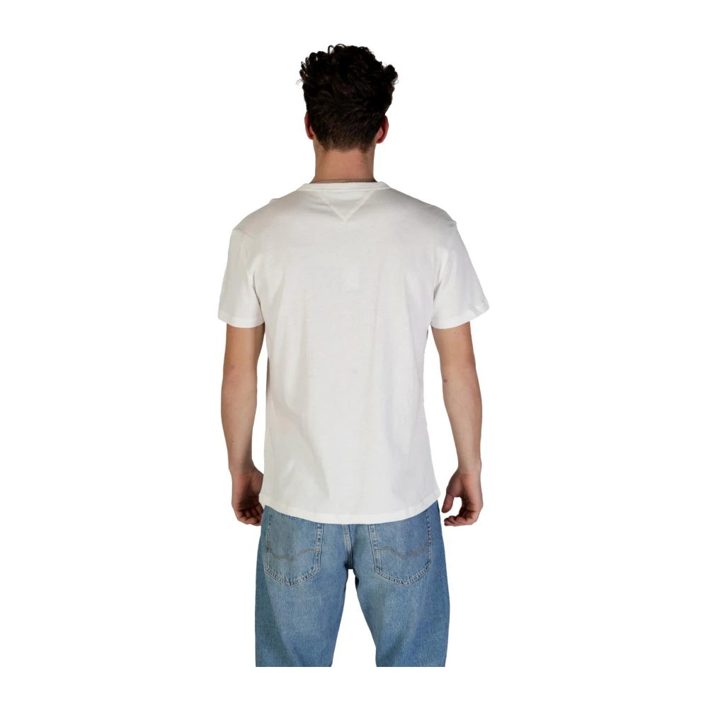 Tommy Jeans Klassiek Wit Katoenen T-shirt White Heren