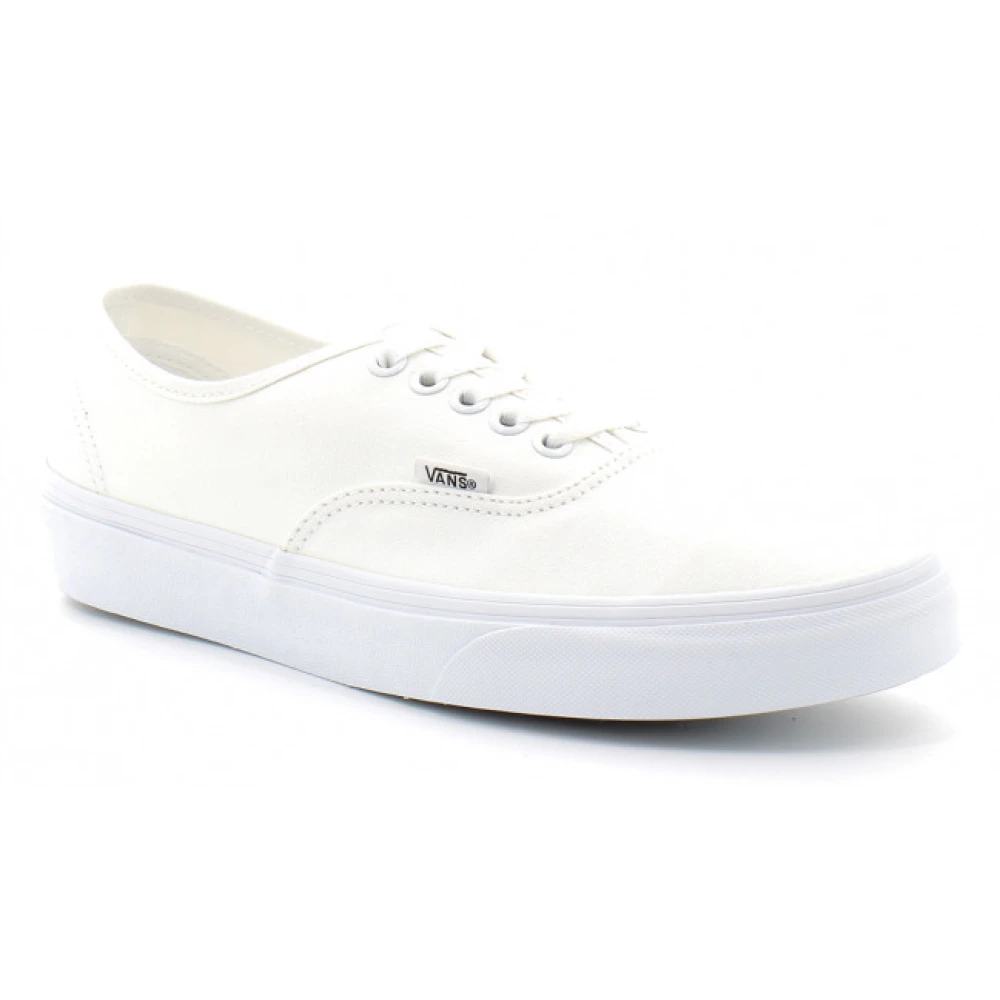 Vans Iconische Lage Veterschoenen Heren Schoenen Wit