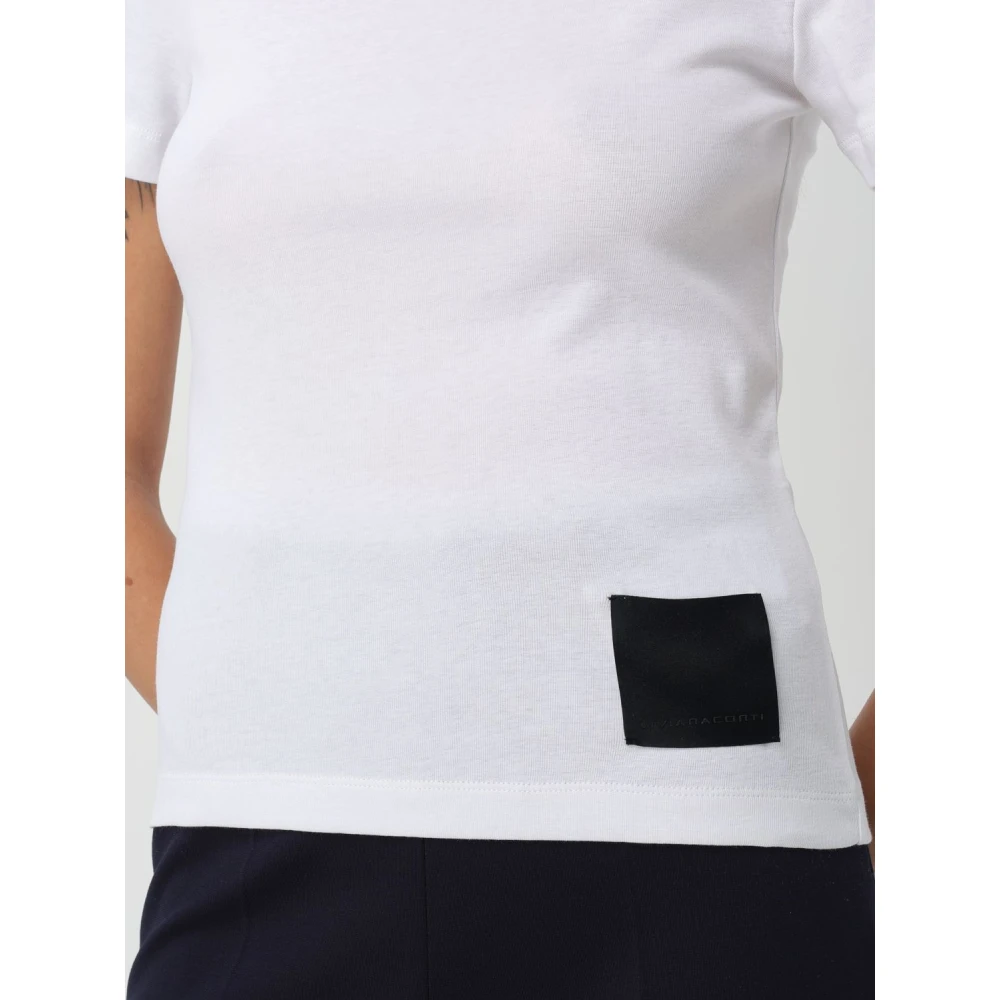 Liviana Conti Witte T-shirts en Polos White Dames