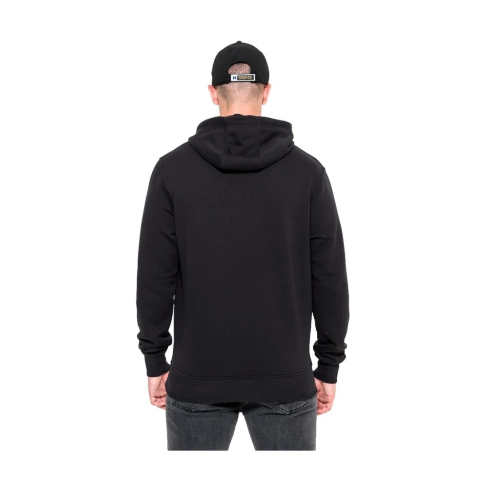 new era Zwarte Saints Team Logo Hoodie Black Heren