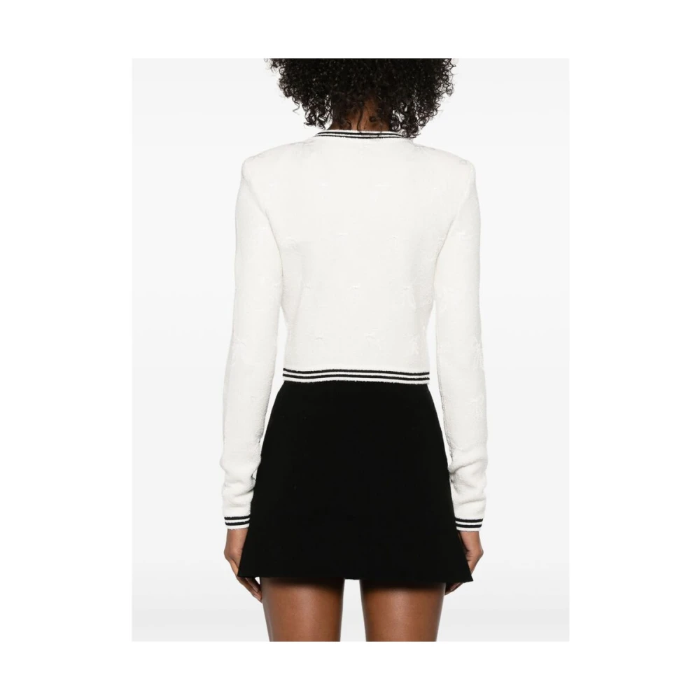 Self Portrait Amandel Beige Strik White Dames