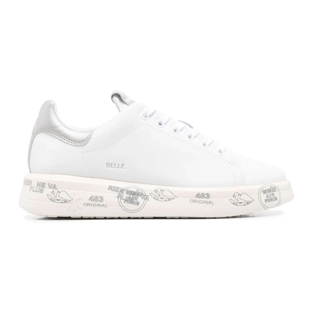 Premiata Belle Sneakers Dames Schoenen Wit