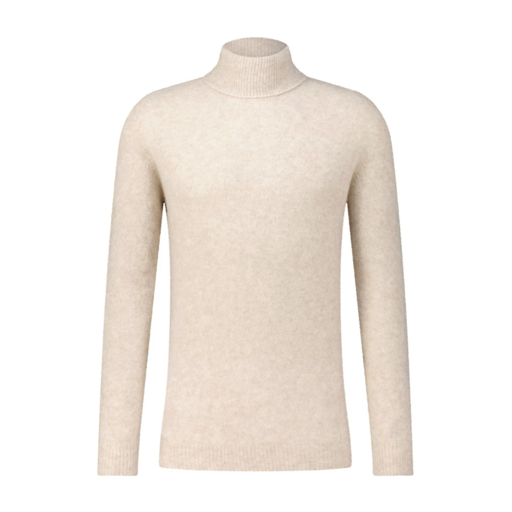 Roberto Collina Kasjmier Coltrui Trui Beige Heren