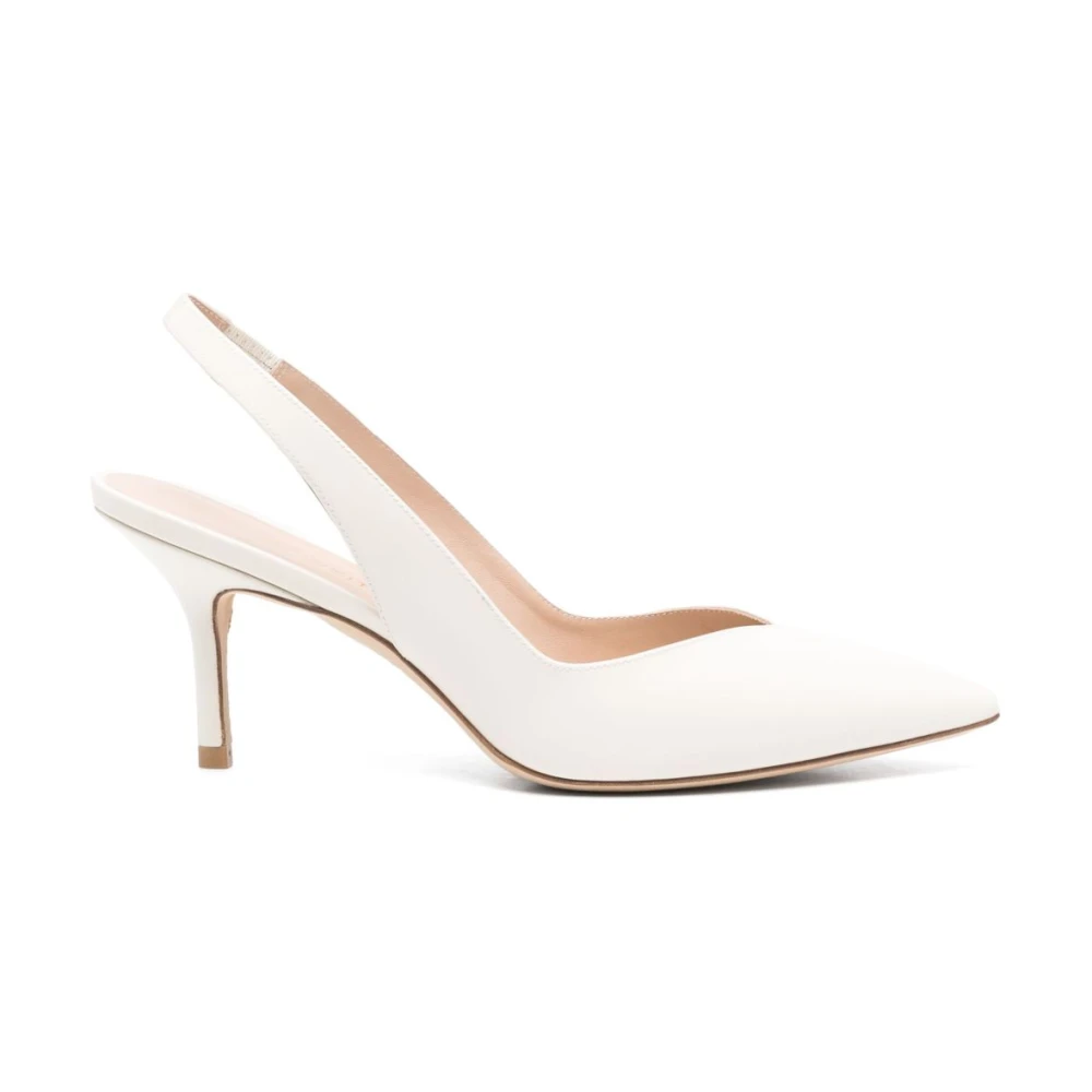 Stuart Weitzman Vita klack sandaler White, Dam