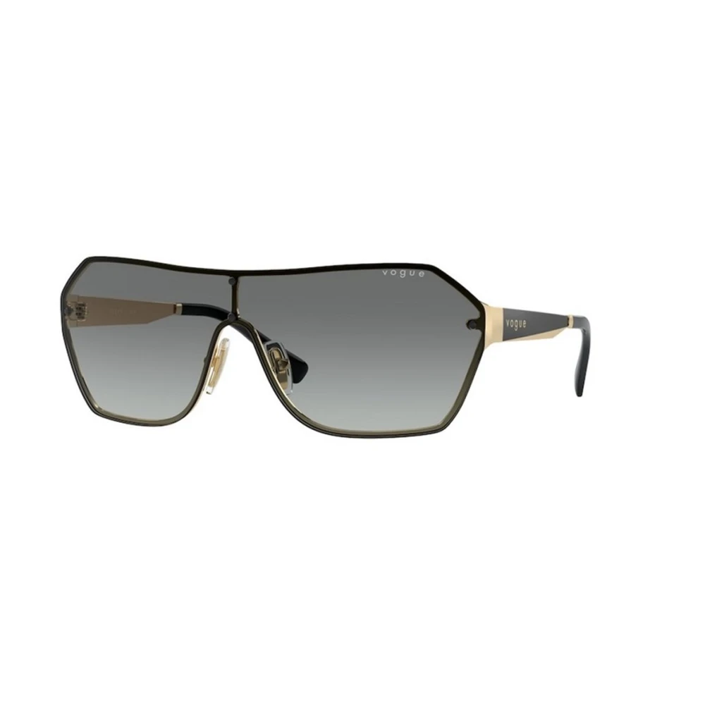 Vogue Unisex Yellow Gold Frame With Gray Gradient Lenses - Sunglasses - 41 Mm - Accessories