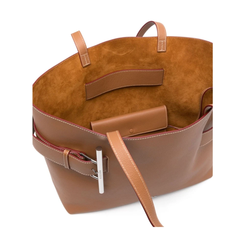 alexander mcqueen Beige Shopper Tas voor Vrouwen Brown Dames