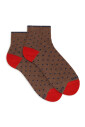 chaussettes-courtes-en-coton-marron-a-pois-pour-femmes
