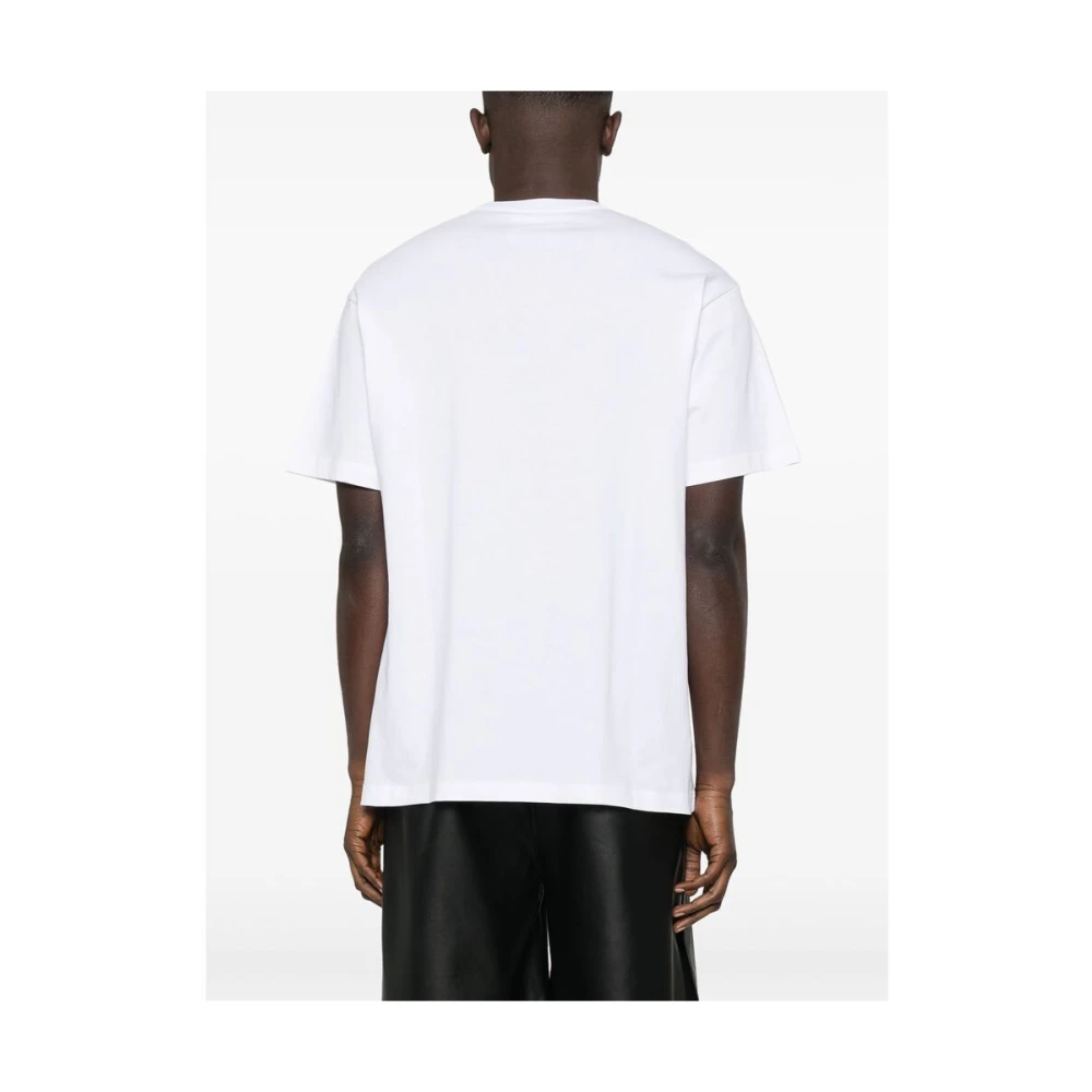 Versace Jeans Couture Witte Crew Neck T-shirt White Heren