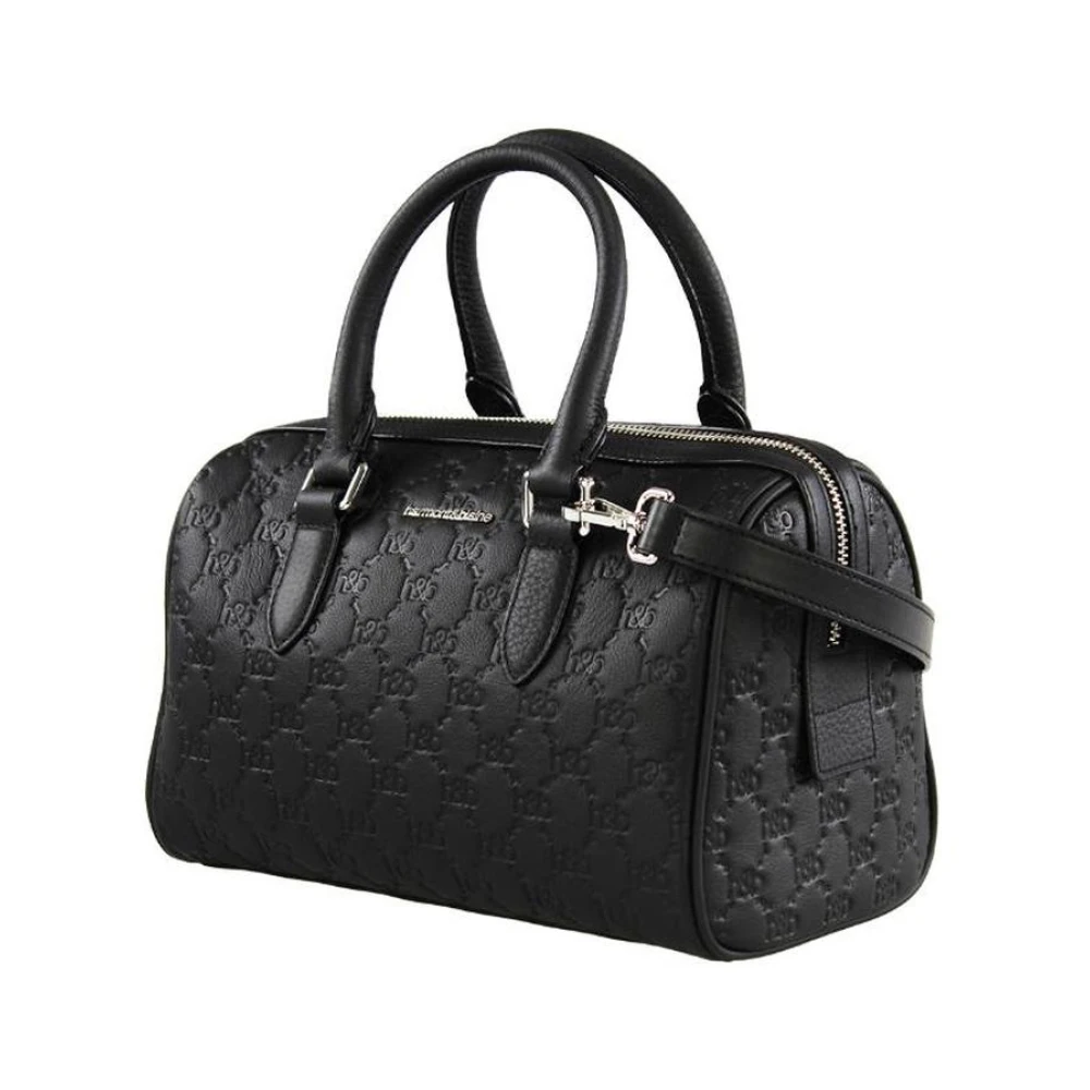 Harmont & Blaine Harlequin satchel model handtas Black Dames