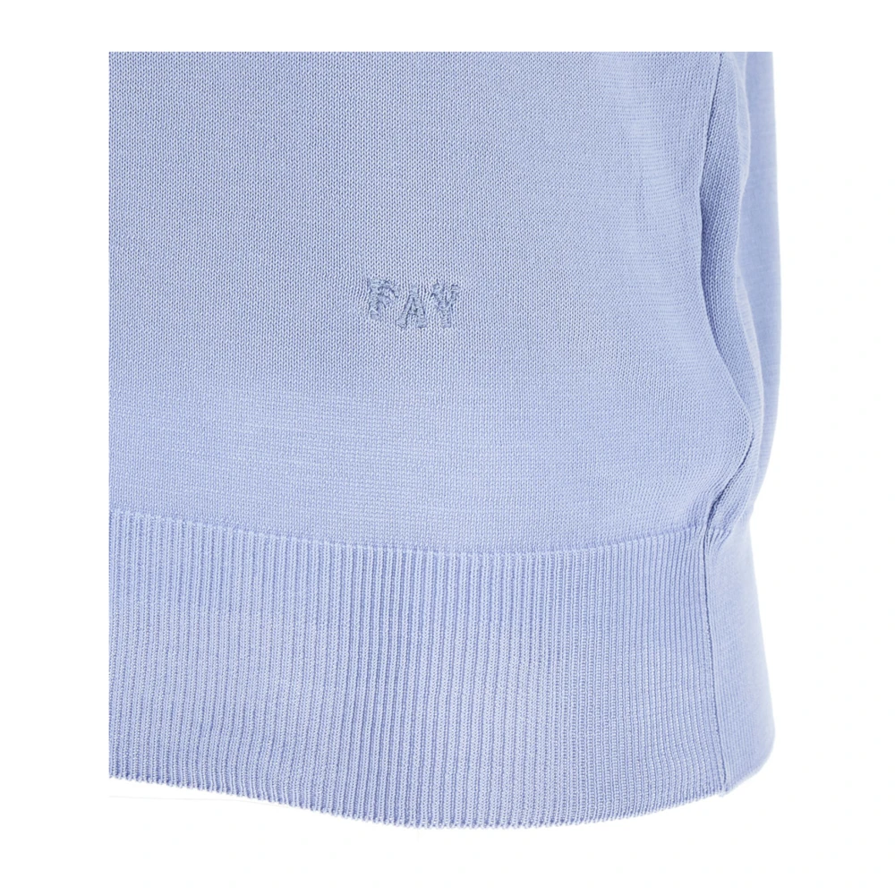 Fay Blauwe T-shirts en Polos Blue Heren