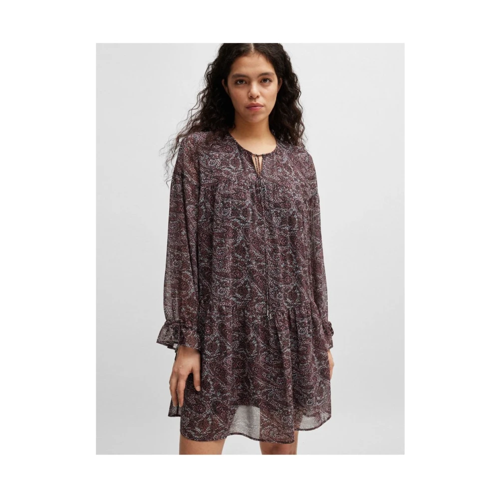 Hugo Boss Elegante Jurk voor Vrouwen Multicolor Dames