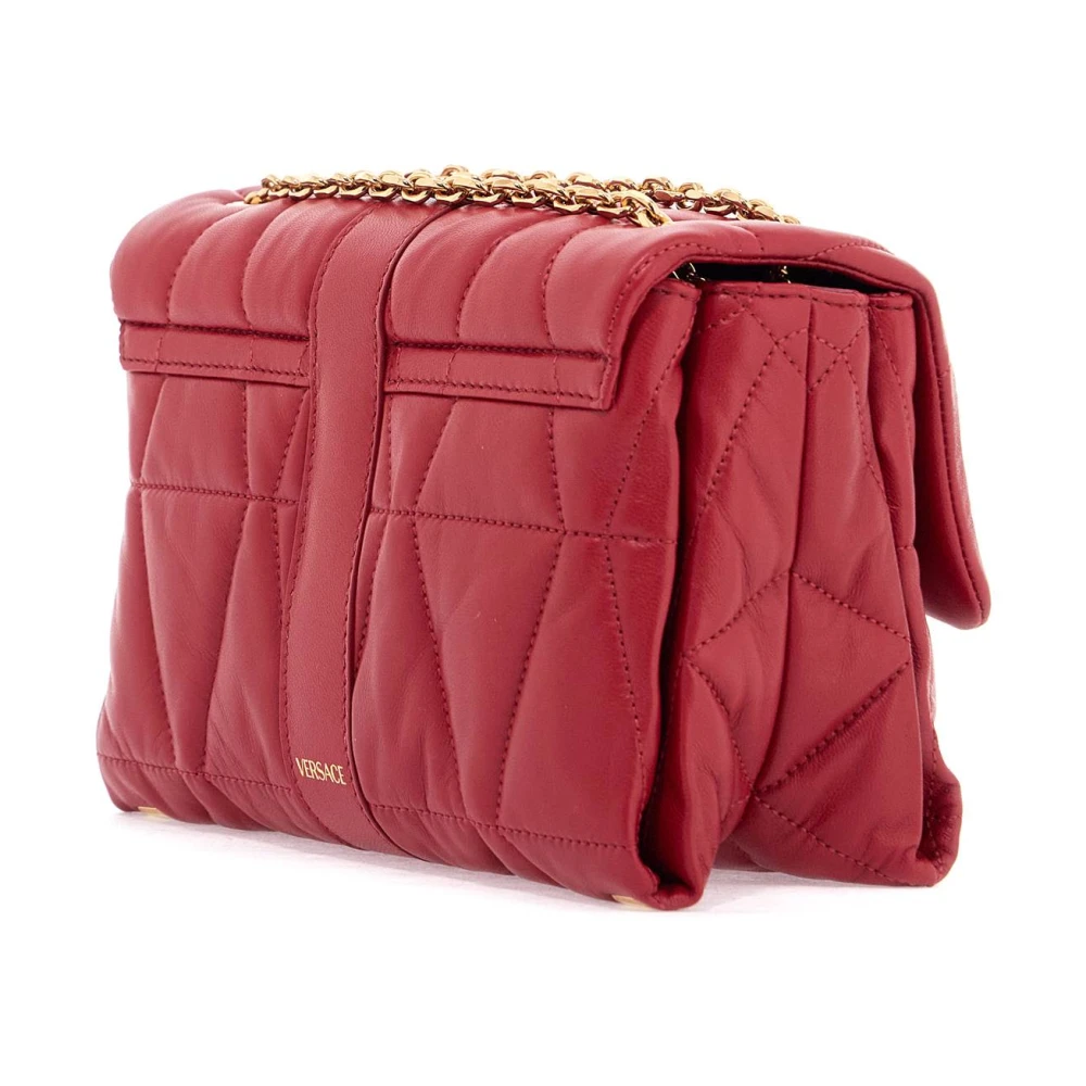 Versace Gewatteerde Schoudertas Kleio Red Dames