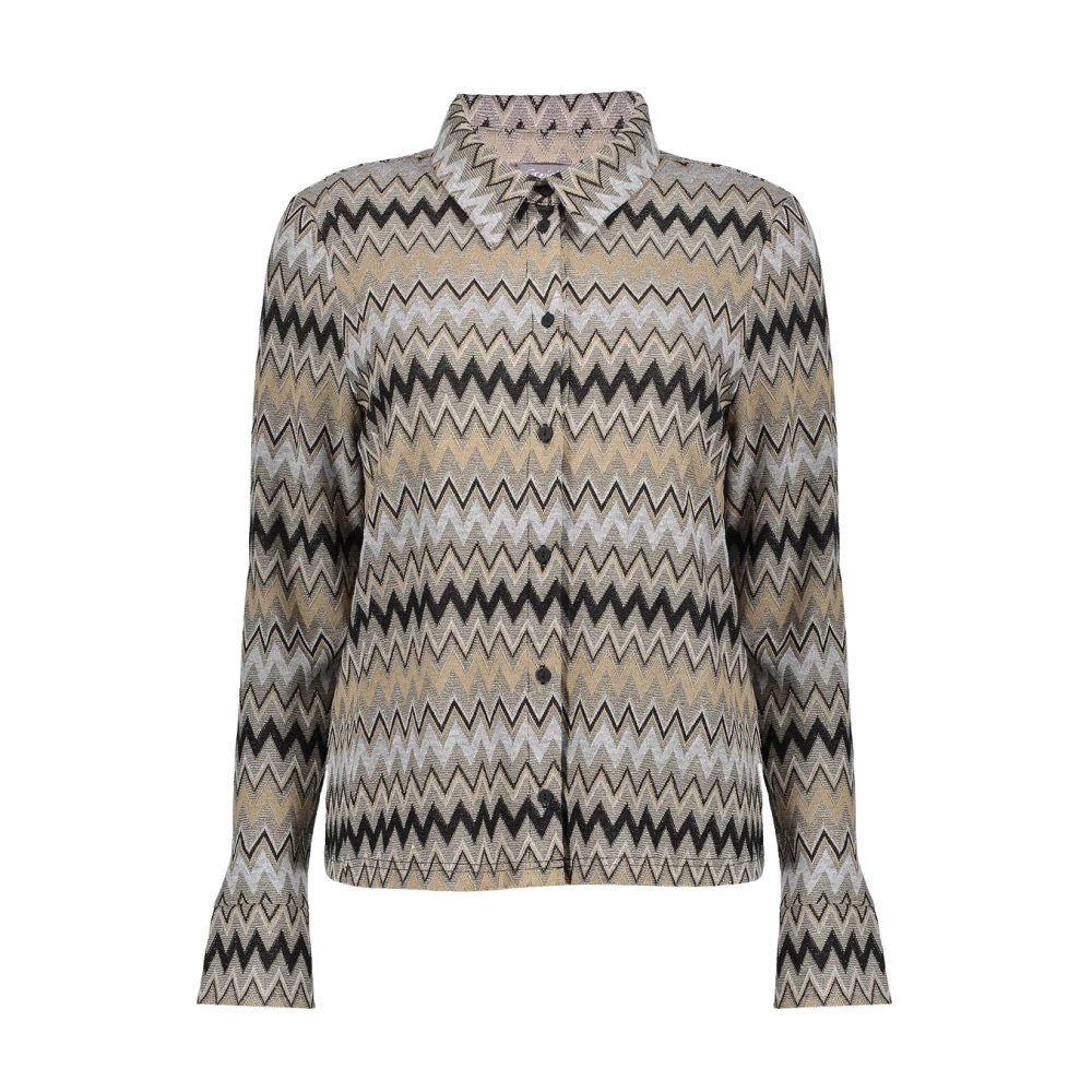 Geisha Elegante Blouse met Lange Mouwen Multicolor Dames