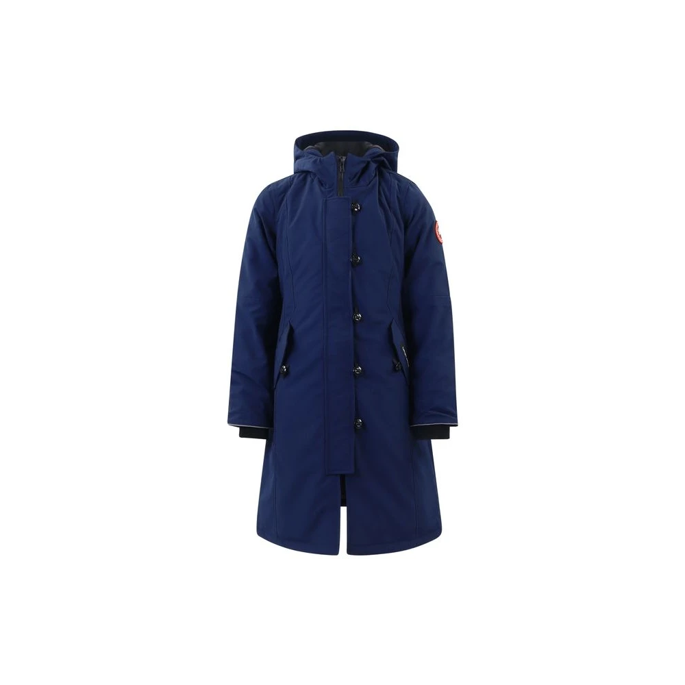 Canada Goose Unisex Kids Blue Parka For Kids