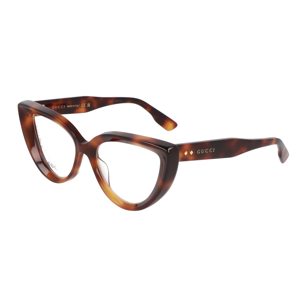 Gucci Cat Eye Brillen Brown Unisex