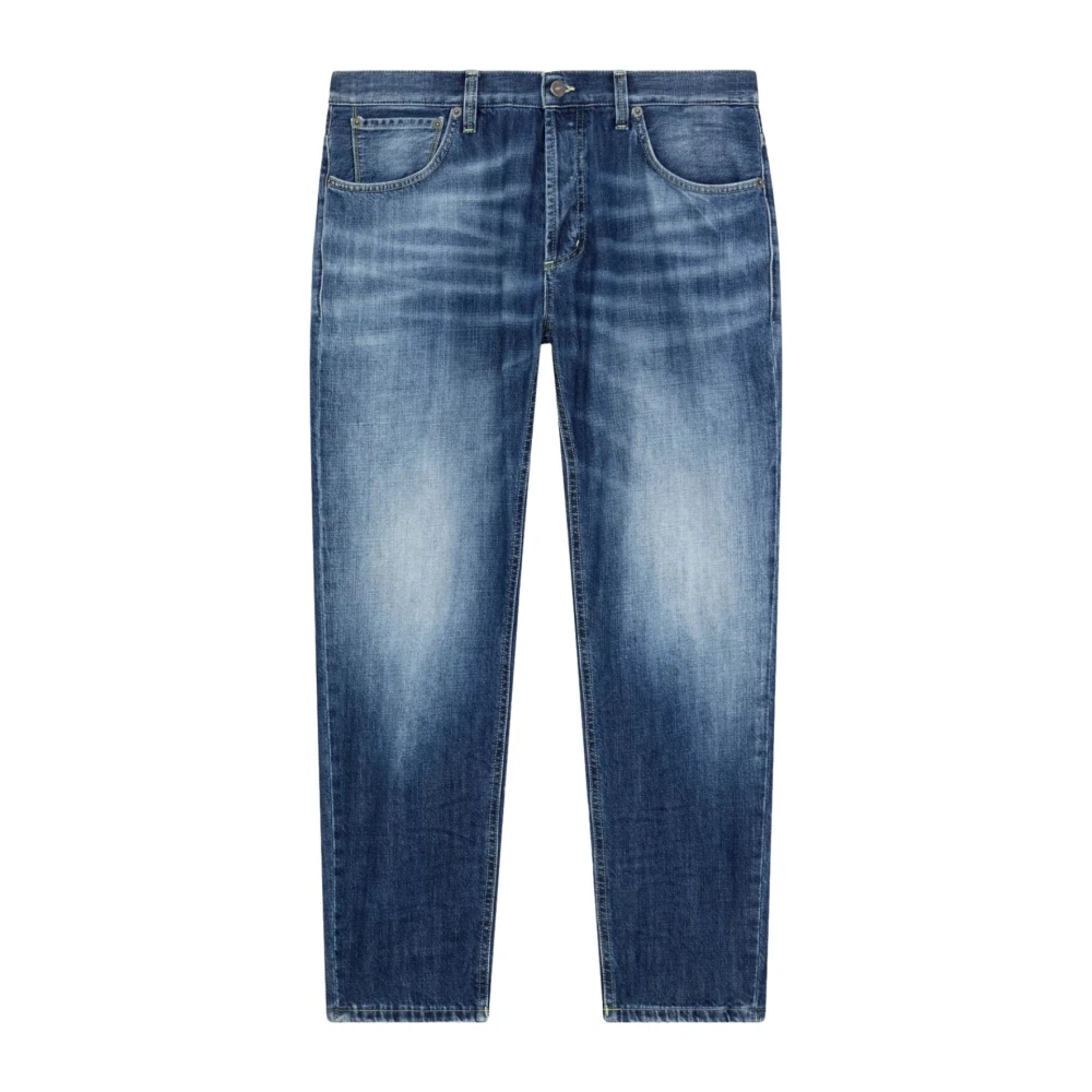 Dondup Casual Katoenen Broek Blue Heren