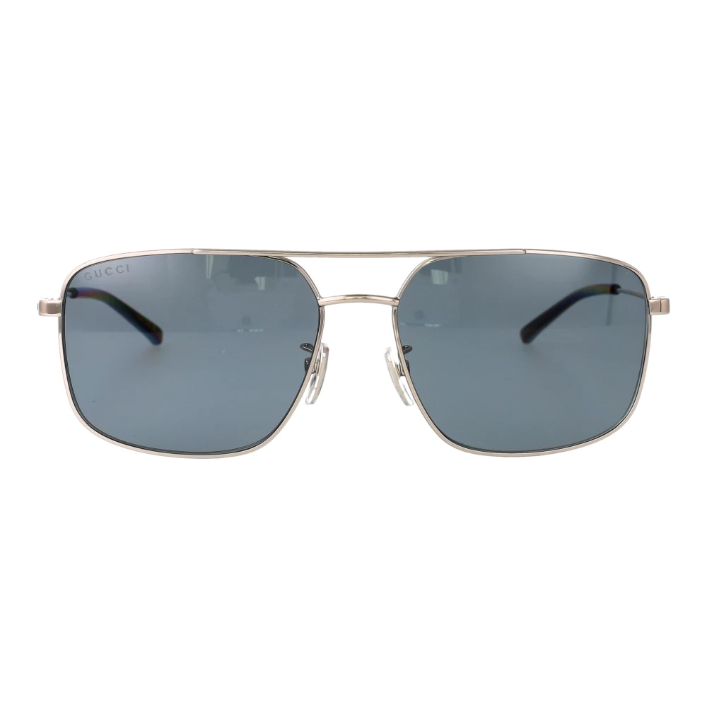 Gucci Men's Gray Sunglasses, 59 Mm, Square Sunglasses