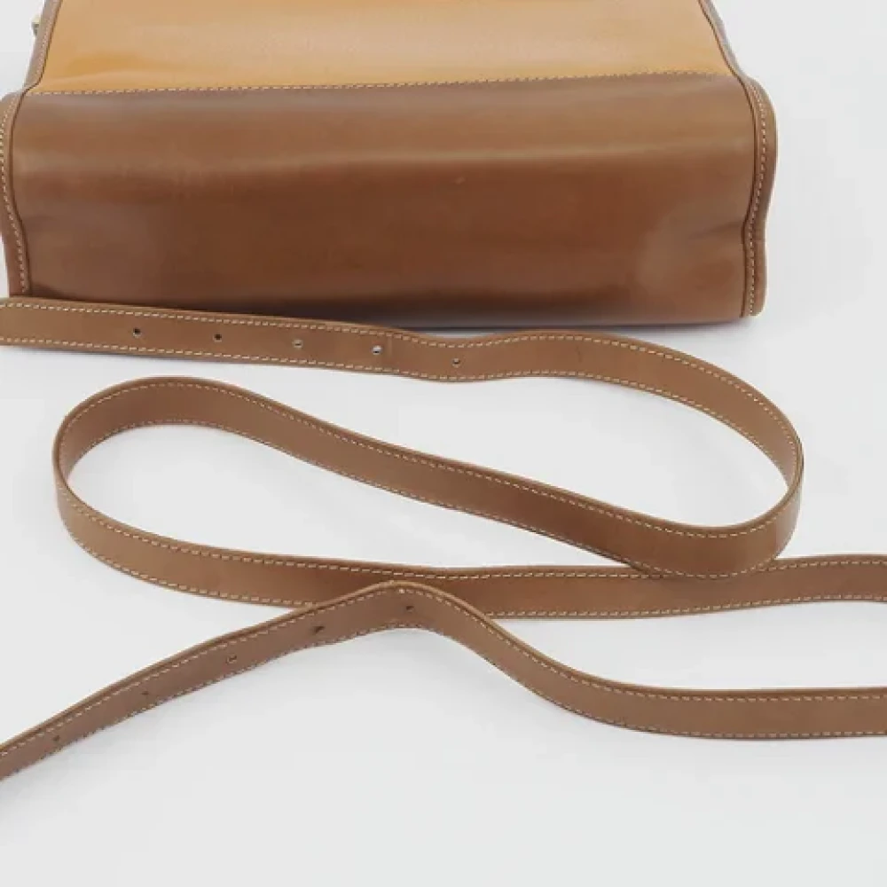 Loewe Pre-owned Leather shoulder-bags Beige Dames