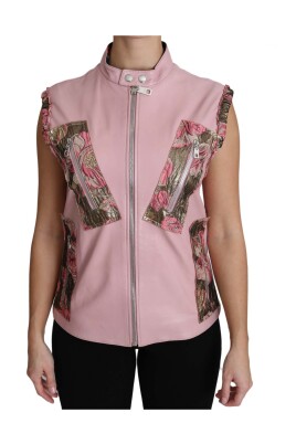 pink-zippered-lamb-sleeveless-jacket