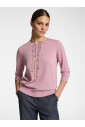 lurex-trui-met-driekwartmouwen