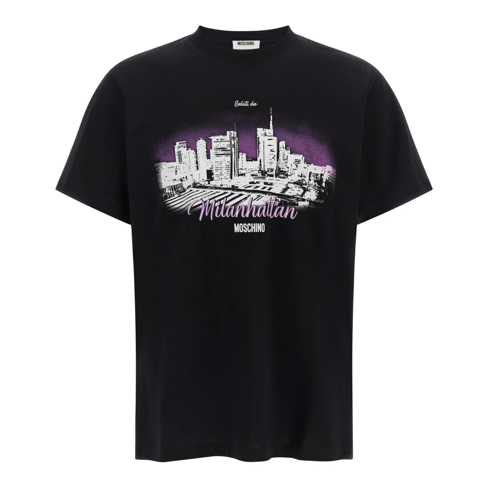 Moschino T-Shirts, Male, L, T-Shirts Black