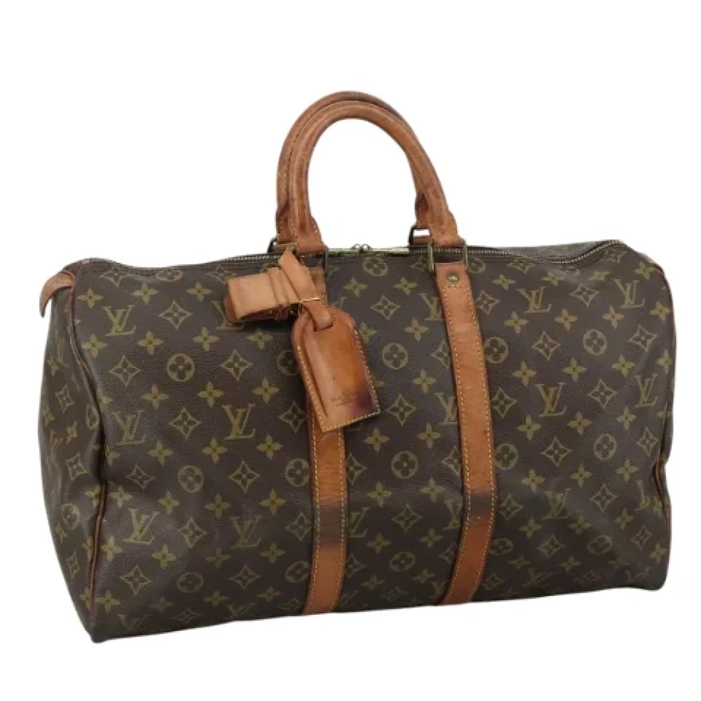 Louis Vuitton Vintage Pre-owned Canvas travel-bags Brown Dames