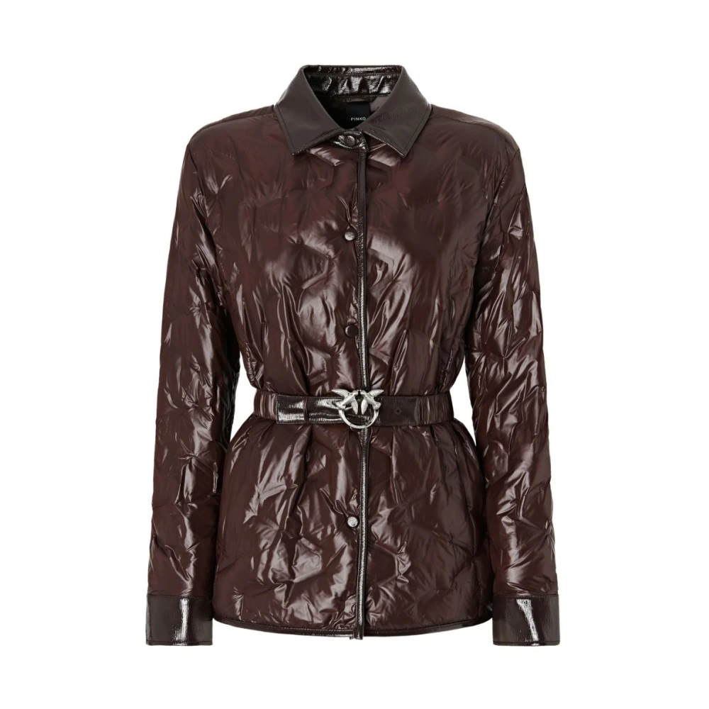 Pinko Vrouw Bruin Jassen Dames, L, Licht Jack