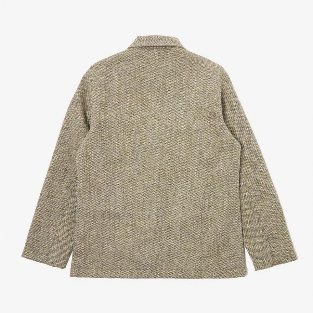 Universal Works Harris Tweed Bakers C Jas Olijf Beige Heren