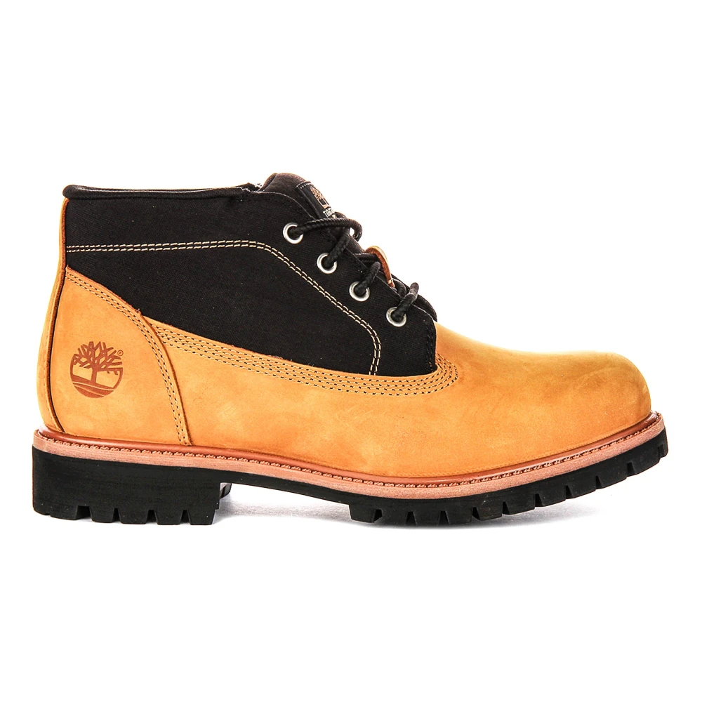 Timberland Men's Multicolor Lace-Up Boots, 9 Uk, Nubuck Leather Ankle Boots For