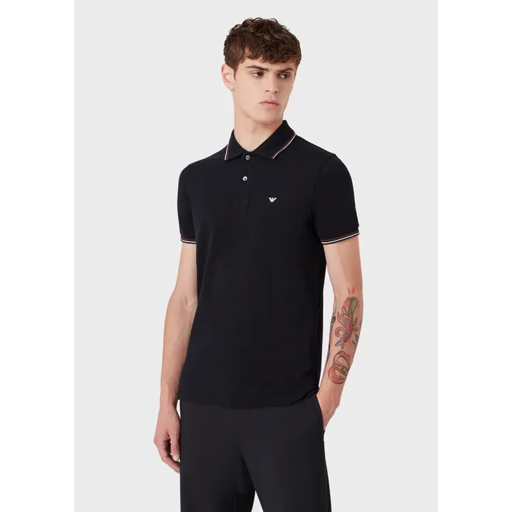 Emporio Armani Blauwe T-shirts en Polos van Armani Blue Heren