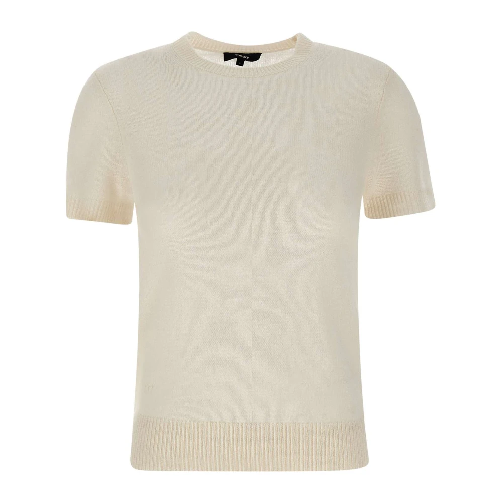 Theory Witte T-shirts en Polos White Dames