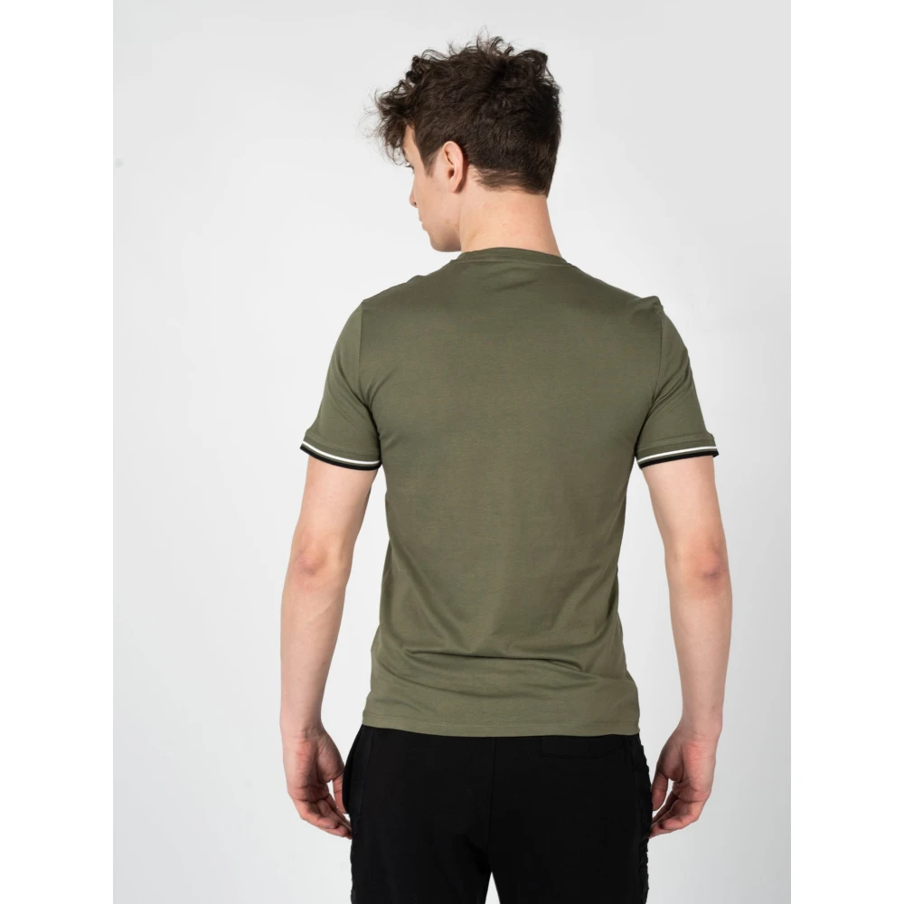 Guess Klassieke Ronde Hals T-Shirt Green Heren