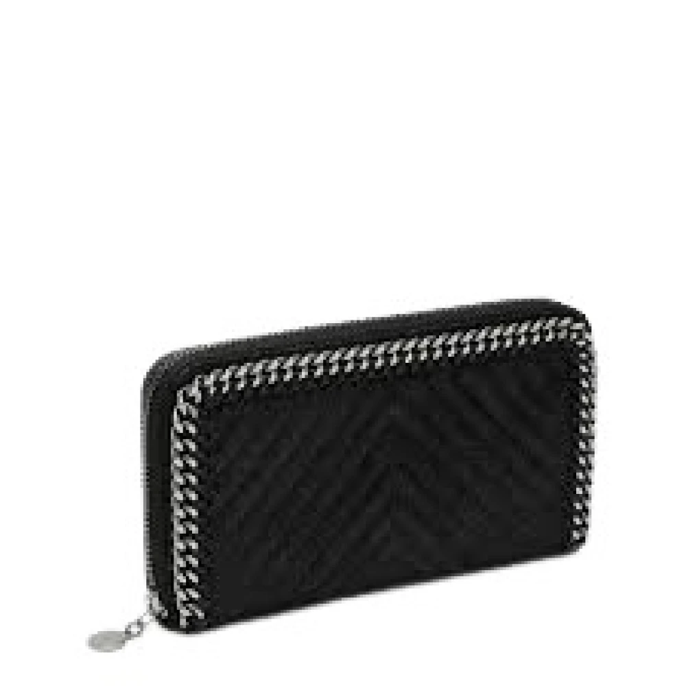 Stella Mccartney Eco Shaggy Deer Continental Portemonnee Gray Dames