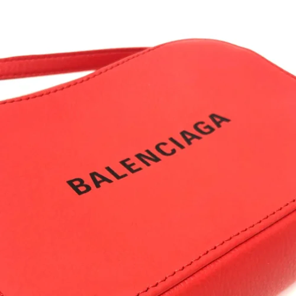 Balenciaga Vintage Pre-owned Leather balenciaga-bags Red Dames
