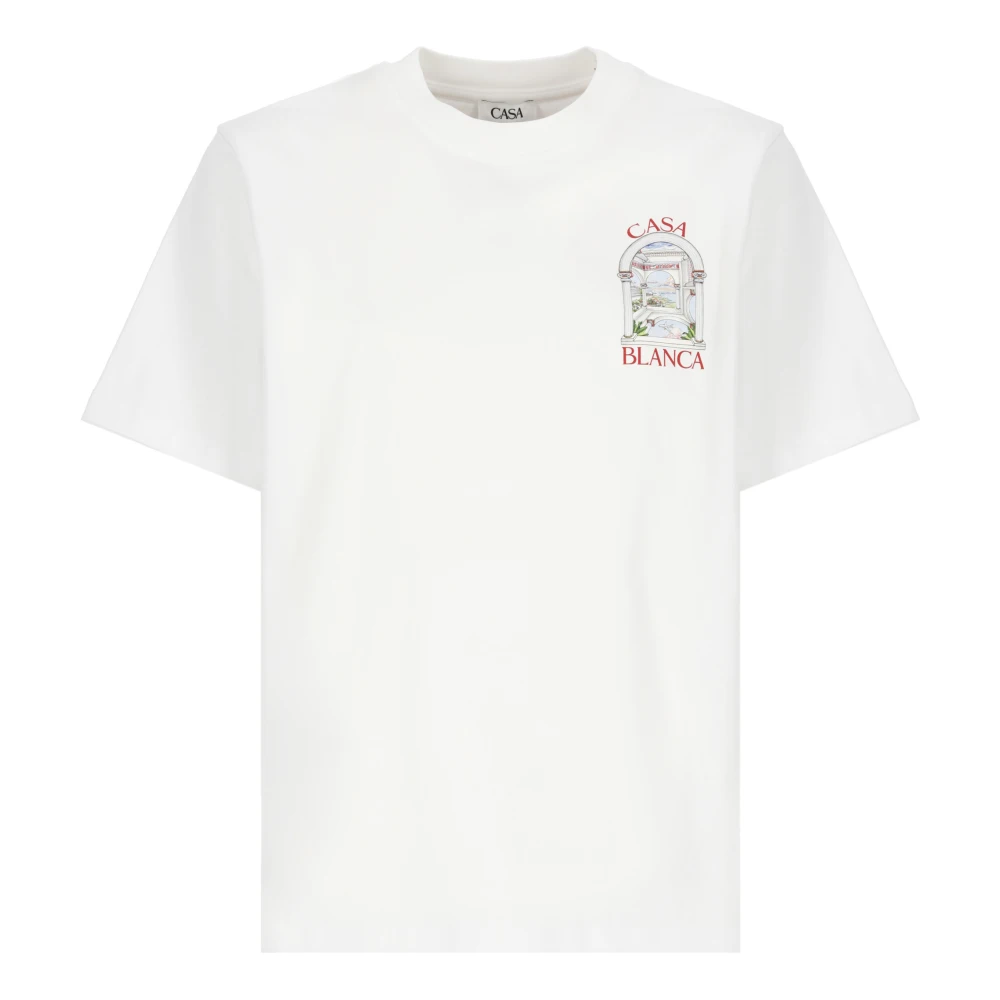 Casablanca Le Passage Wit T-shirt en Polo White Dames