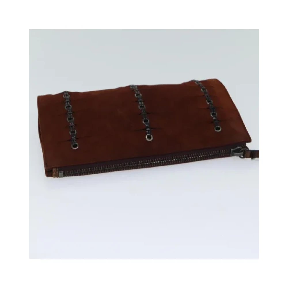 Gucci Vintage Pre-owned Suede gucci-bags Brown Dames