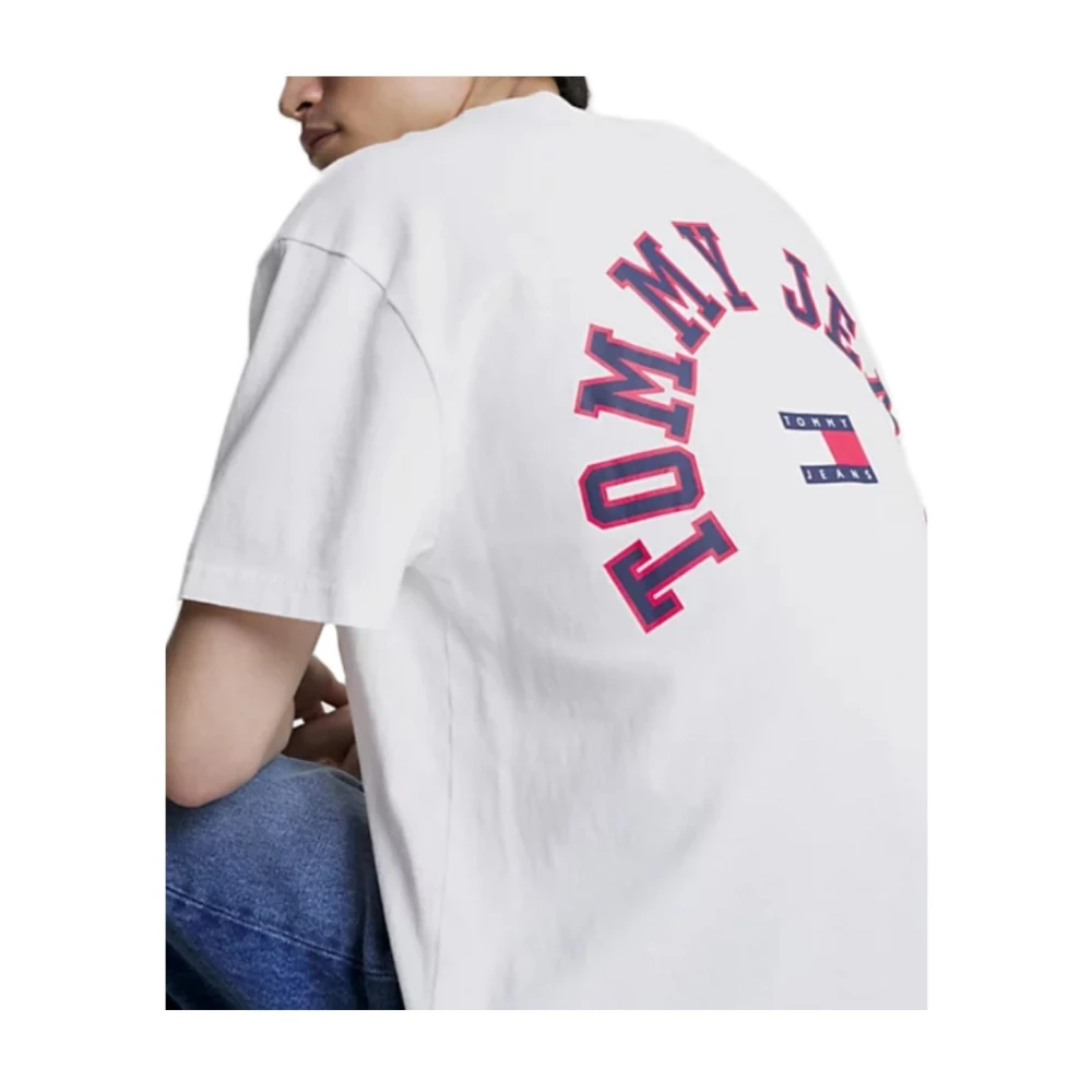 Tommy Hilfiger Urban College Tee Wit Katoen White Heren