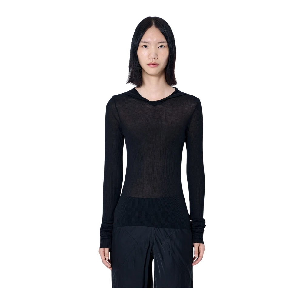 Rick Owens Donna Nero Top, Xs, New,