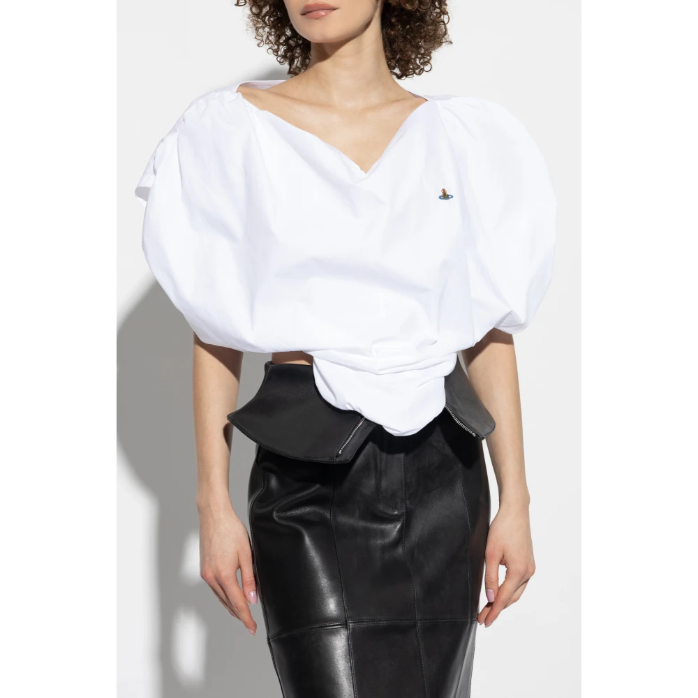 Vivienne Westwood Asymmetrische top White Dames
