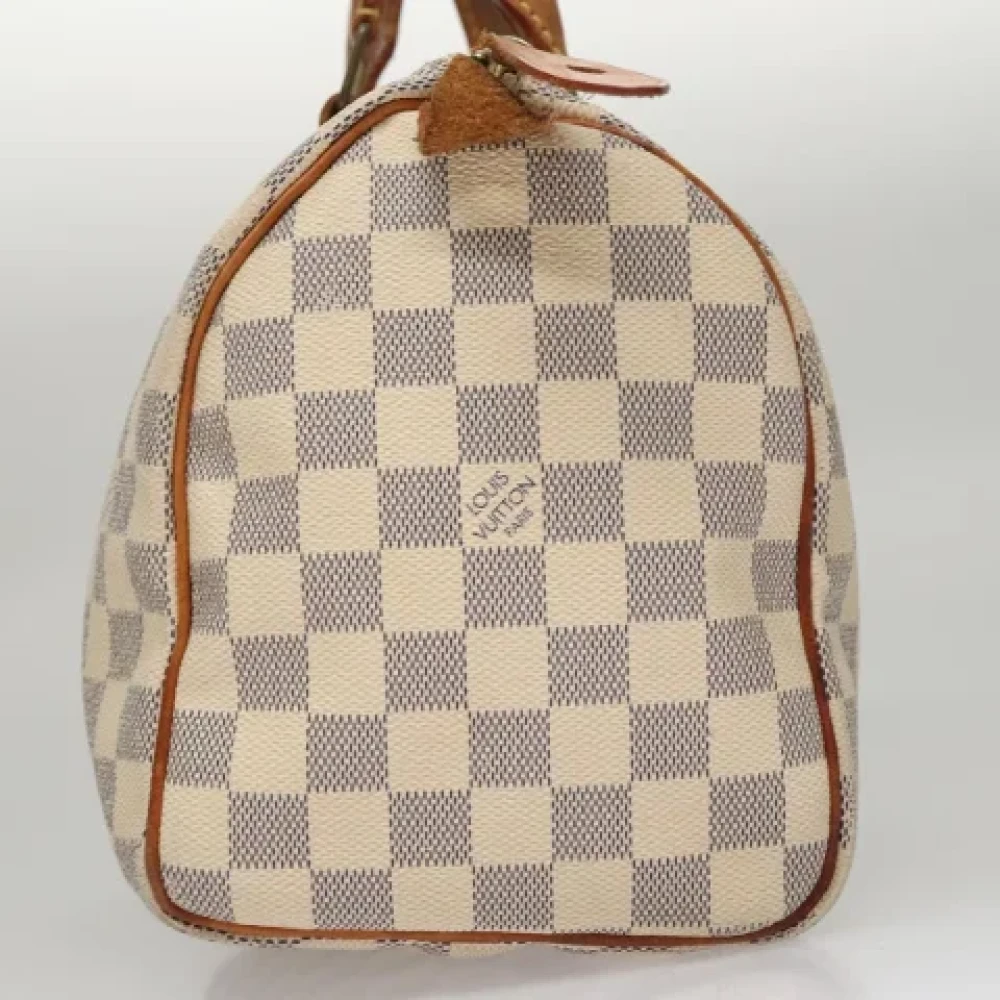 Louis Vuitton Vintage Pre-owned Canvas handbags White Dames