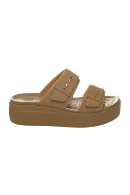 Brooklyn Buckle Low Wedge Sandal