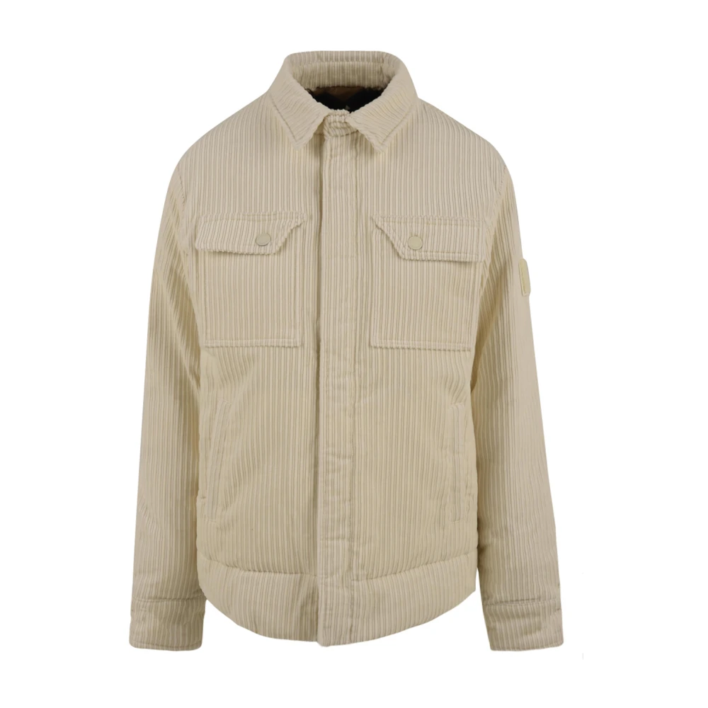 Afterlabel Beige Jassen met Logo Details Beige Heren