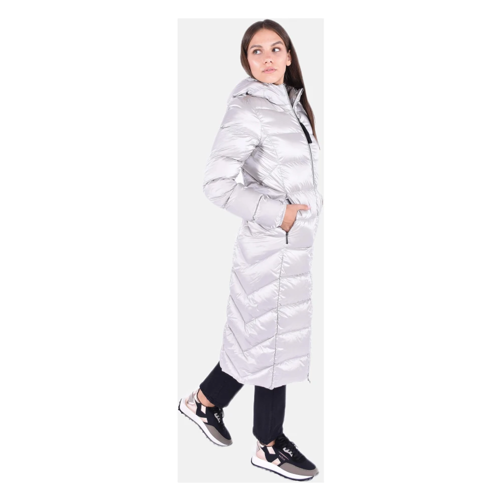 Parajumpers Donzen Jas met Capuchon Gray Dames