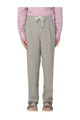 pantalon-decontracte-en-lin-bleu-a-cordon