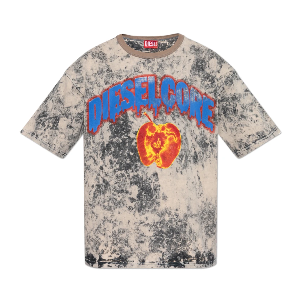 Diesel - Tops > T-Shirts - Gray - Diesel - Modalova