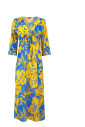 kaftan-long-jaune-en-coton-pour-femmes-avec-motif-floral