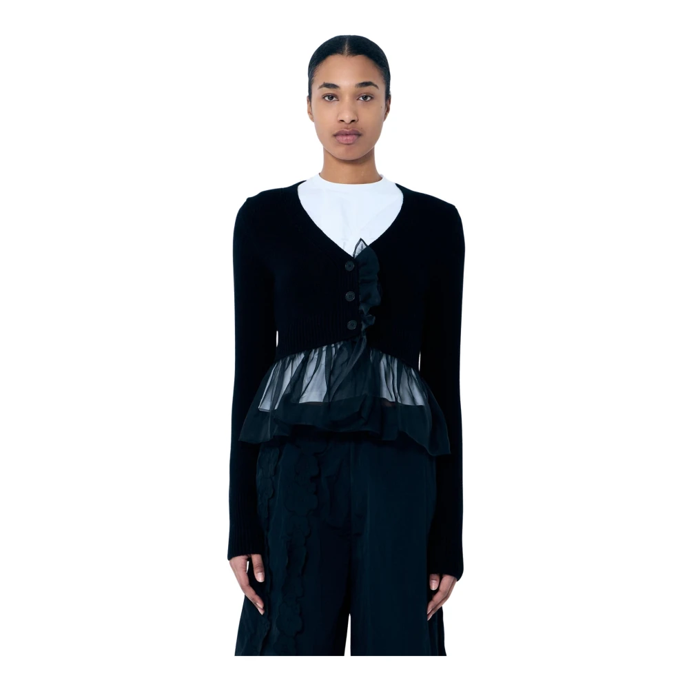 Cecilie Bahnsen Women's Black Phlox Cardigan